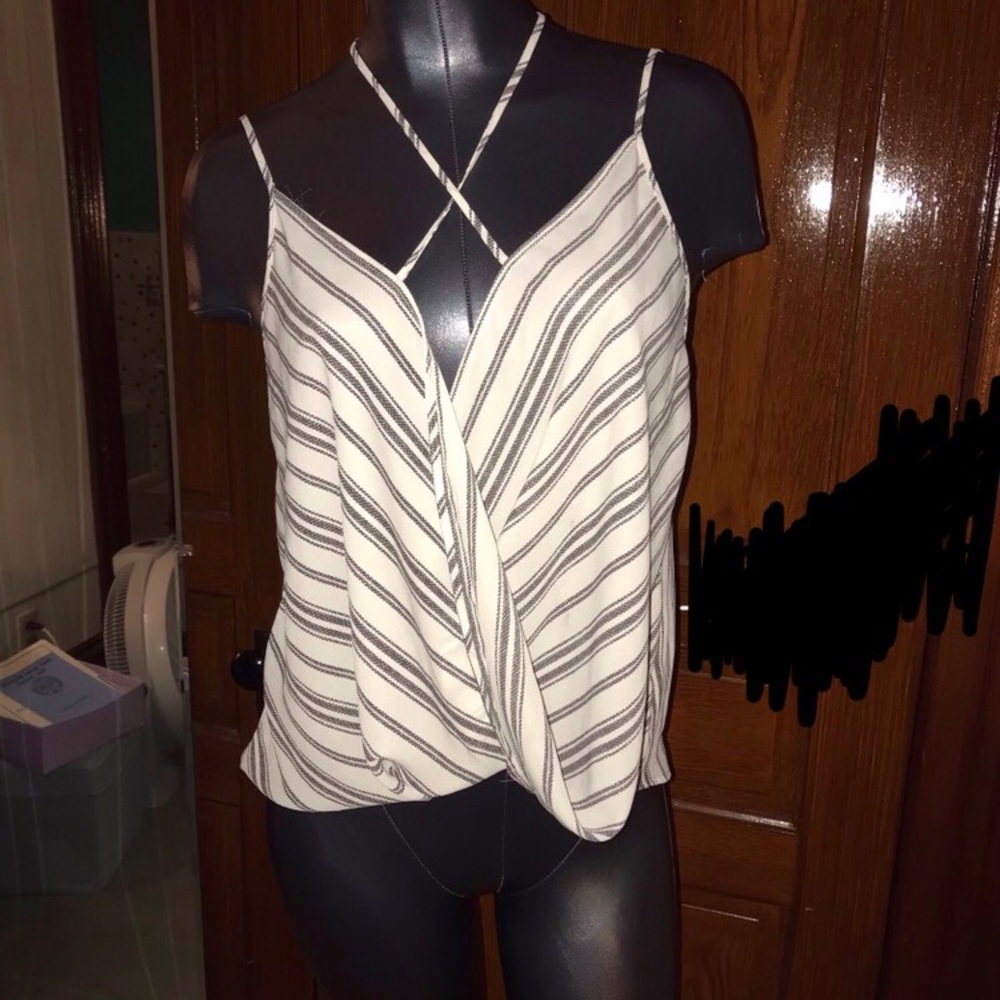 Striped tank blouse